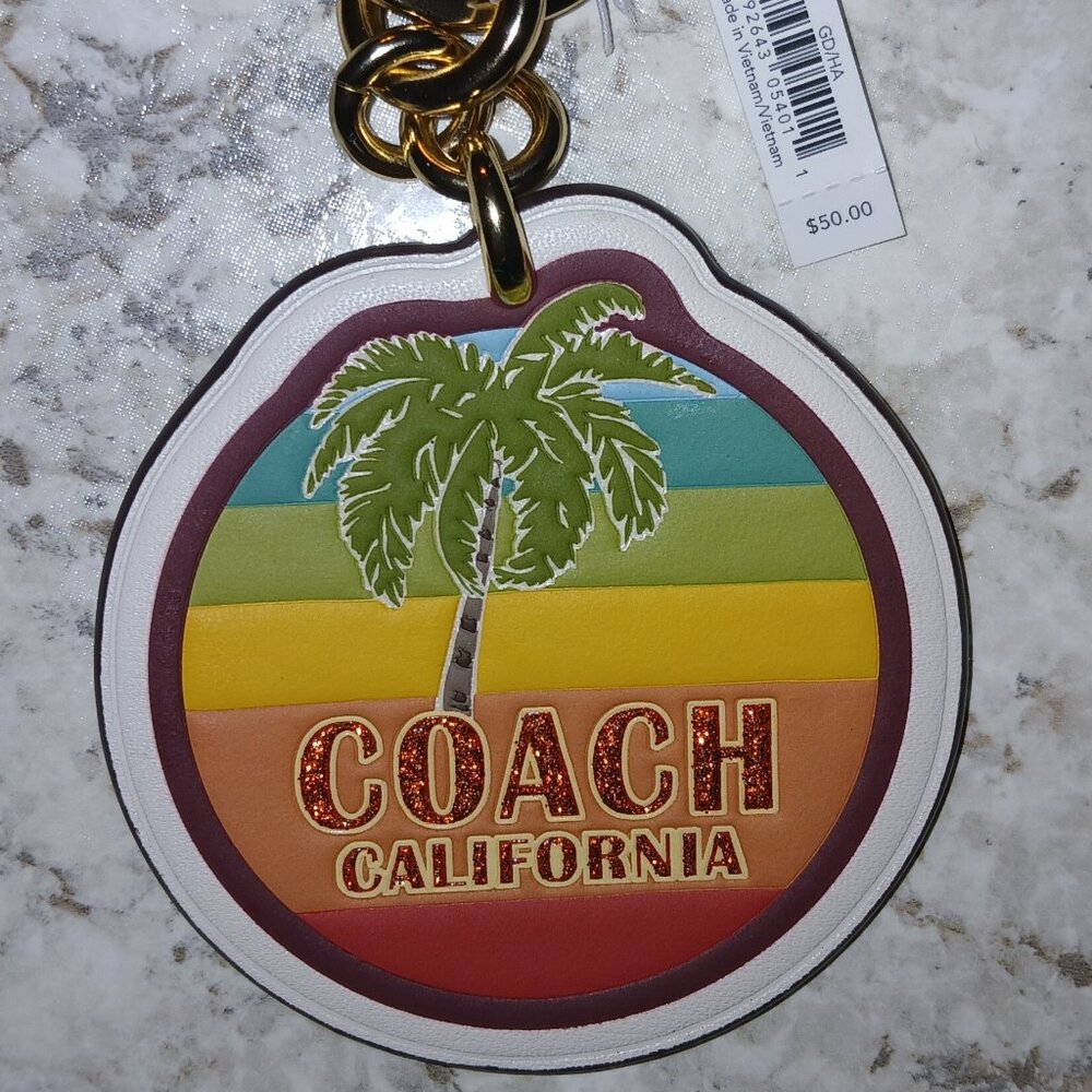 COACH California Bag Charm/Key Chain